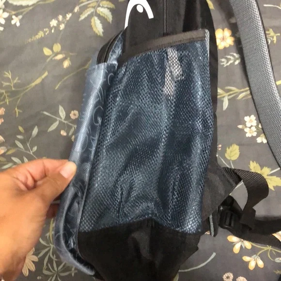 Head Core Performance Classic Large Tennis Racket Backpack Bag in Black and Blue - Picture 7 of 9